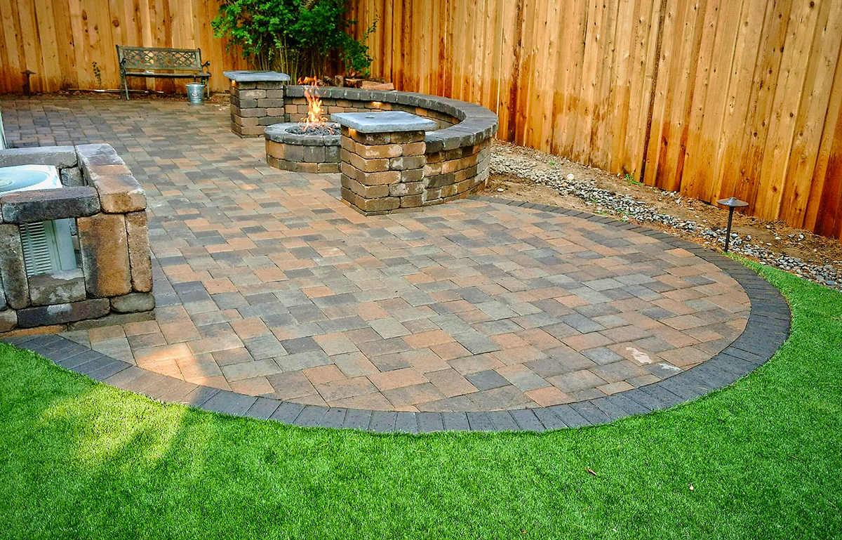 Paver Stone Patio Installation Vulcan Design Construction