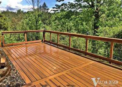 Stained Wood Decking