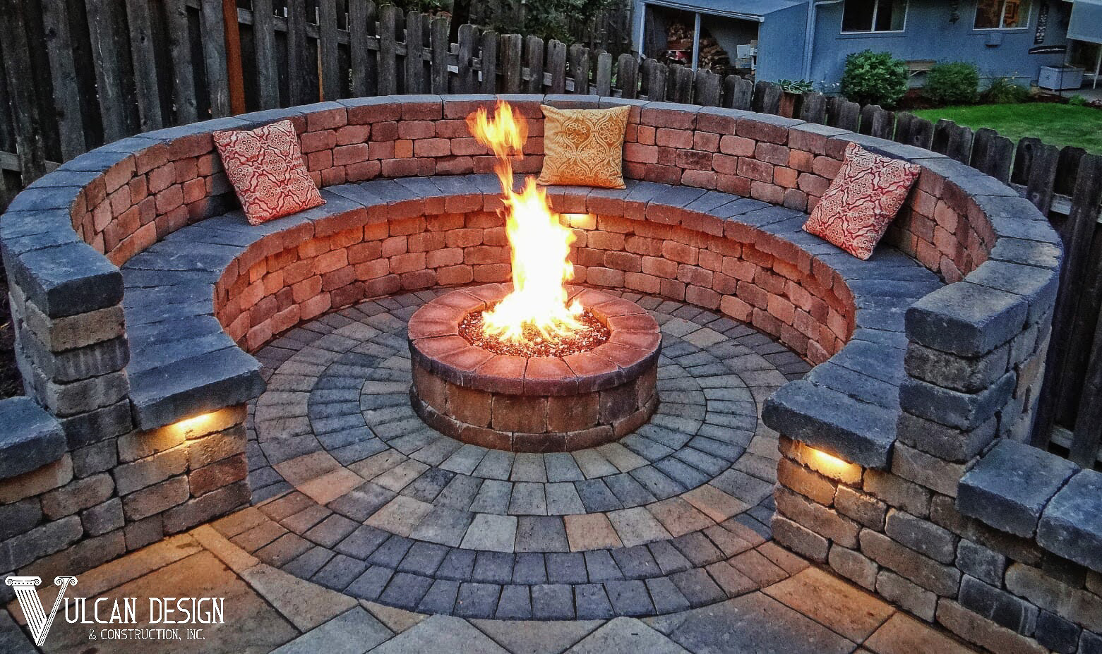 Fire Pits And Places Vulcan, Gas Fire Pit Construction