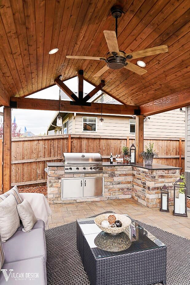 Outdoor Kitchens And Bbq Islands, Covered Outdoor Kitchen Pics