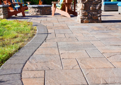 Paver Patio, Cover, and Fire Pit