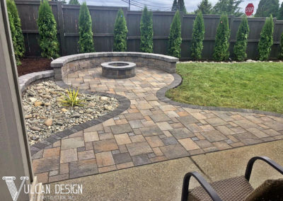 Paver Stone Patio and Fire Pit