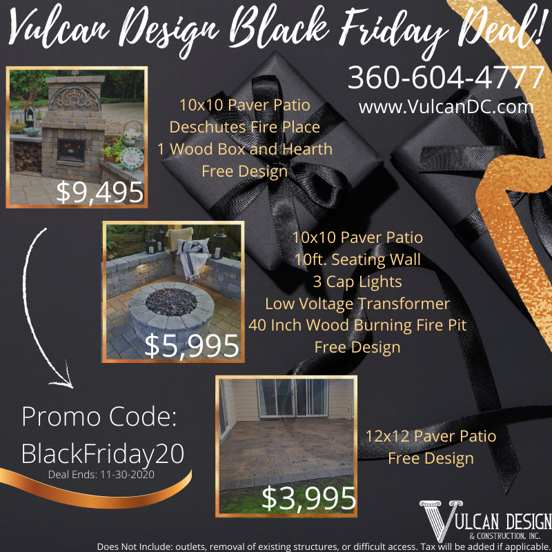 Vulcan Design Black Friday Deal, Fire Pit Black Friday Deals